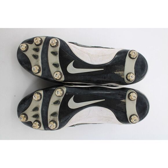 Nike Team-Code Football Cleats Black White Size 11.5 354046-011 - Picture 12 of 12